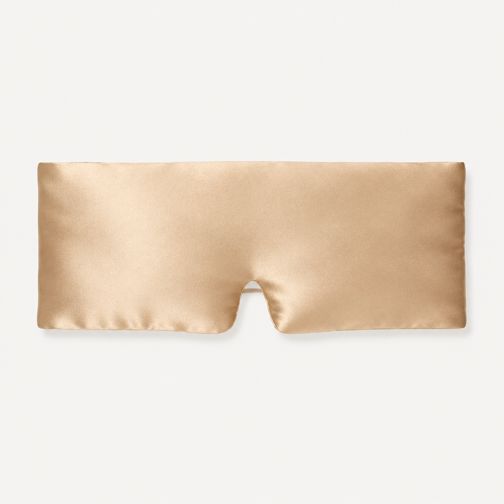 Masque 3D Solia en soie, coloris doré