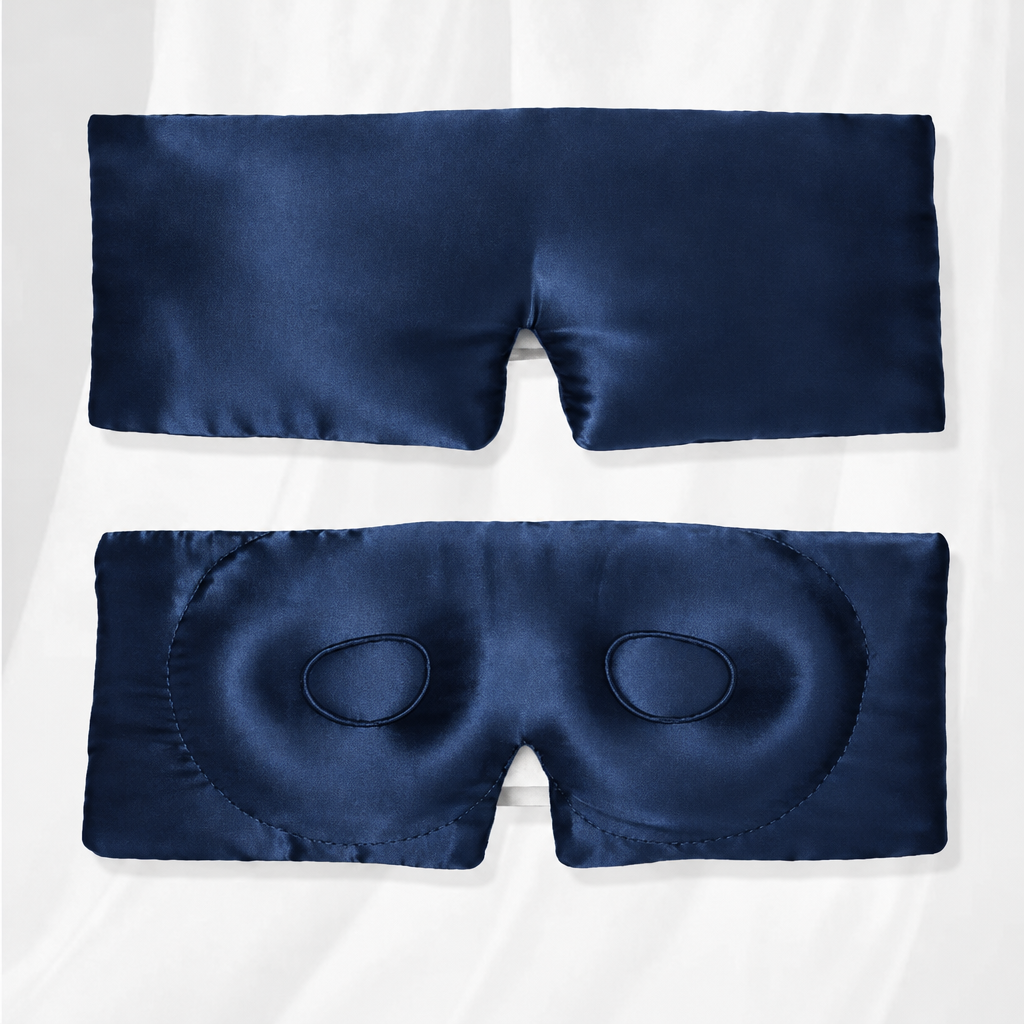 Le masque Solia : face extérieure lisse et face intérieure avec les dômes 3D