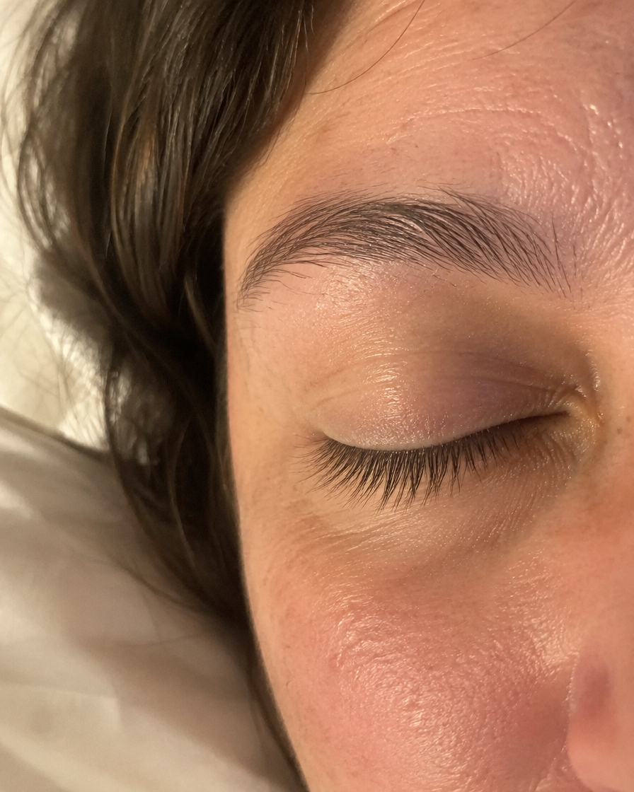 Cils intacts pendant la nuit